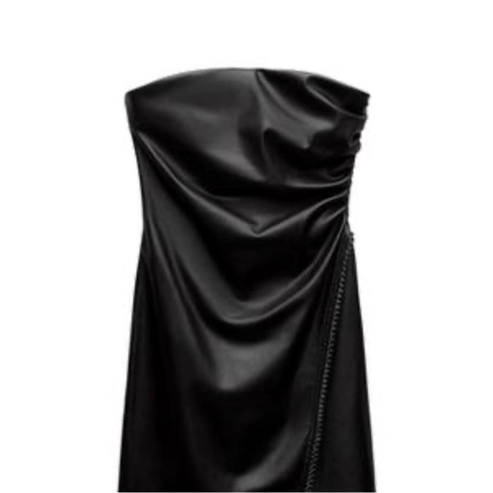 Zara Black Strapless Dress